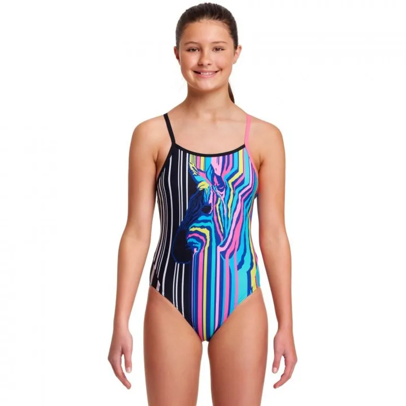 Funkita Girl's Diamond Back One Piece Swimsuit - Zorse Code